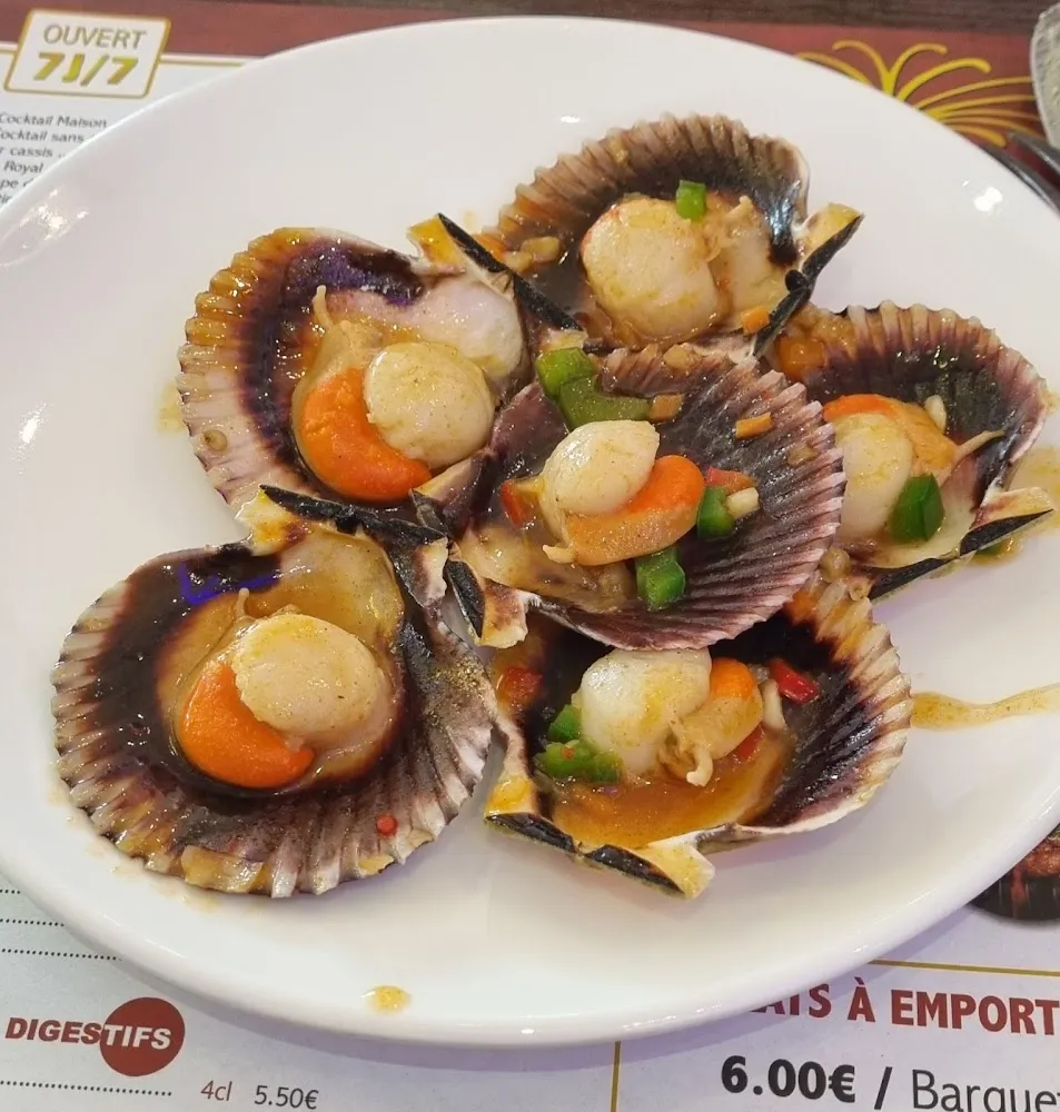 Noix de St Jacques Et Ses Petits Légumes